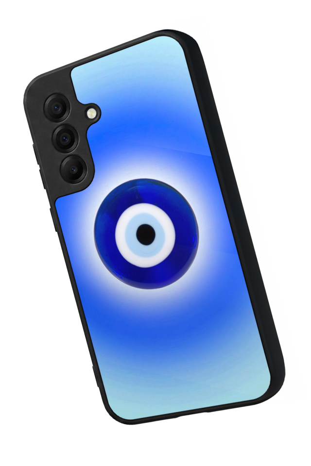 Samsung Galaxy A17 Uyumlu Nazar Tasarımlı Glossy Premium Kılıf