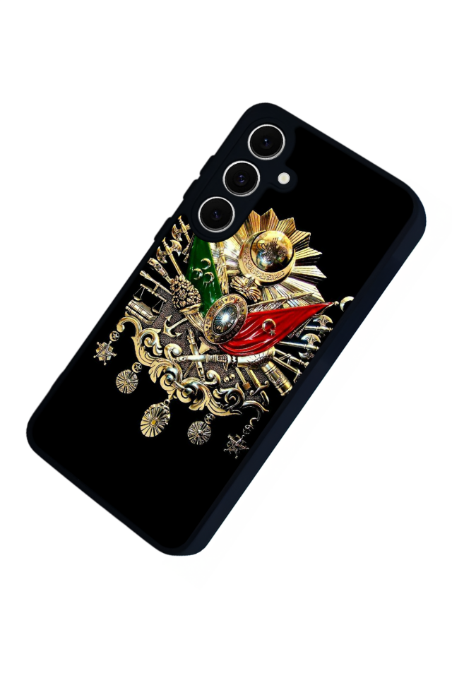 Samsung Galaxy S24 FE Uyumlu Osmanli Tugrasi Tasarımlı Glossy Premium Kılıf