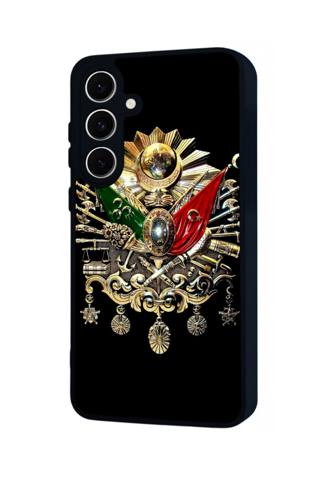 Samsung Galaxy S24 FE Uyumlu Osmanli Tugrasi Tasarımlı Glossy Premium Kılıf