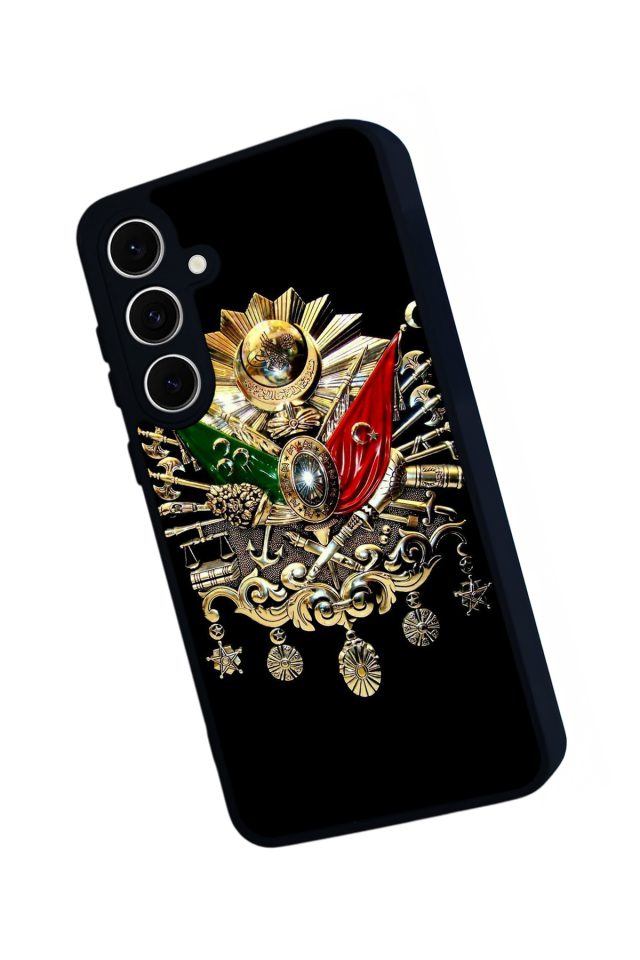 Samsung Galaxy S24 FE Uyumlu Osmanli Tugrasi Tasarımlı Glossy Premium Kılıf