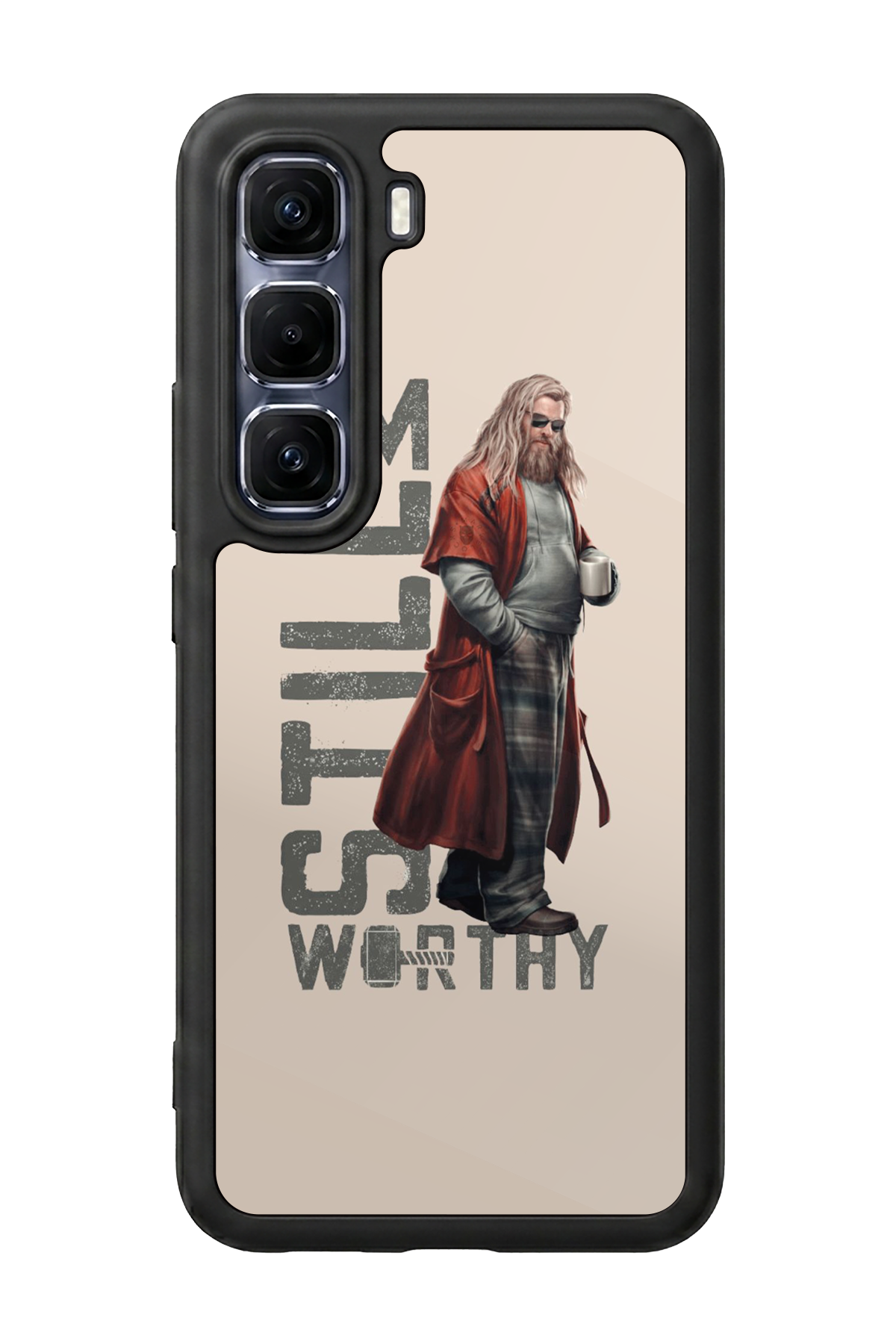 Infinix Hot 60 Pro Plus Uyumlu Thor Tasarımlı Glossy Premium Kılıf