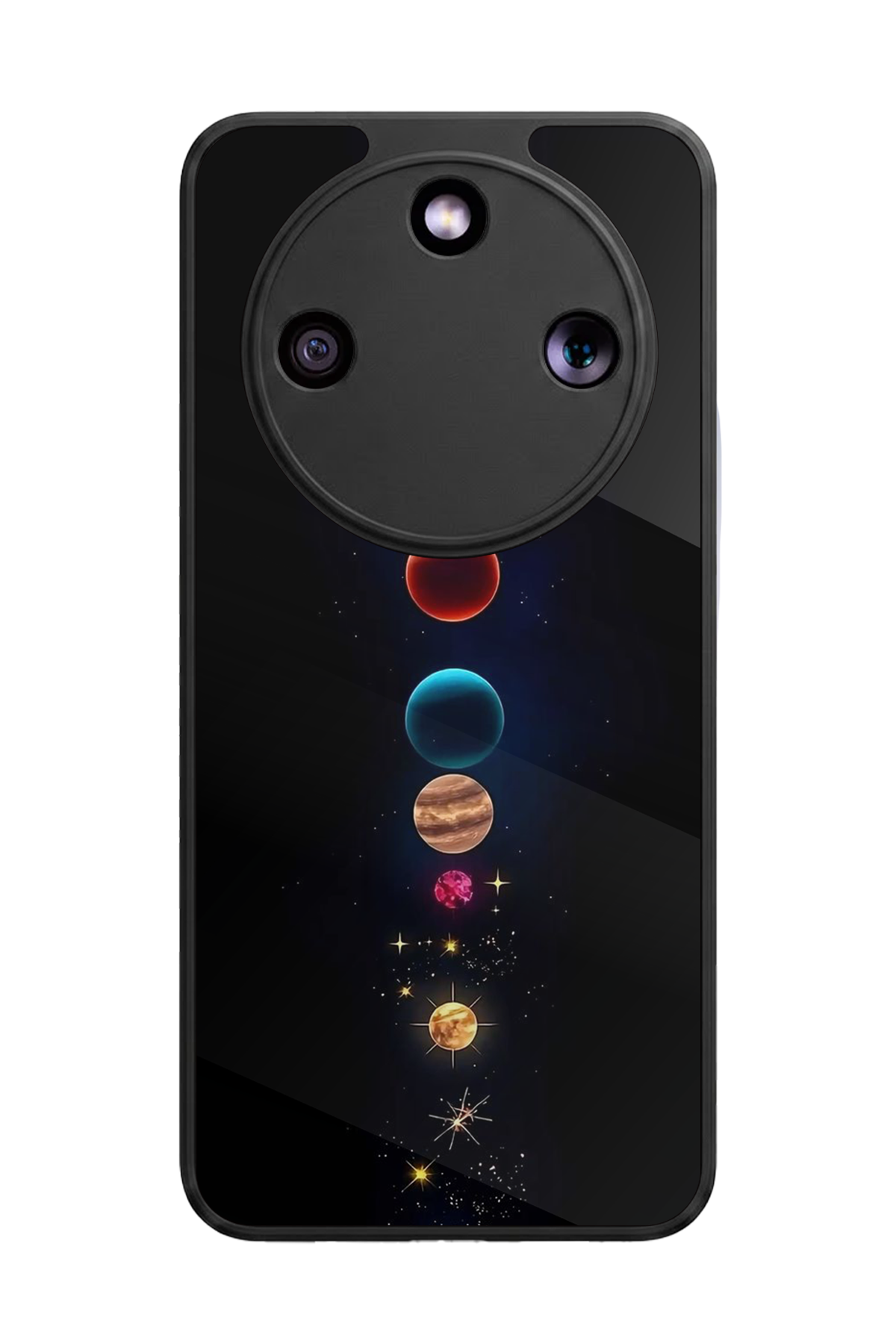 Honor Magic 8 Lite Uyumlu Uzay Tasarımlı Glossy Premium Kılıf