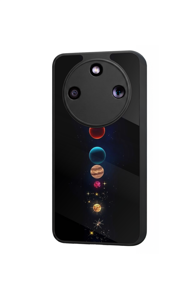Honor Magic 8 Lite Uyumlu Uzay Tasarımlı Glossy Premium Kılıf