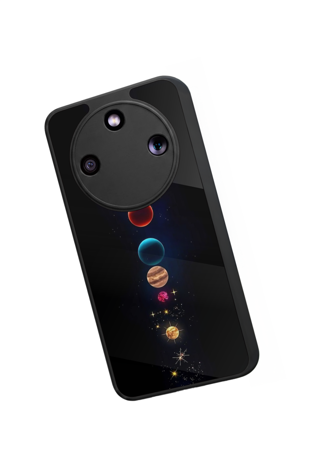 Honor Magic 8 Lite Uyumlu Uzay Tasarımlı Glossy Premium Kılıf
