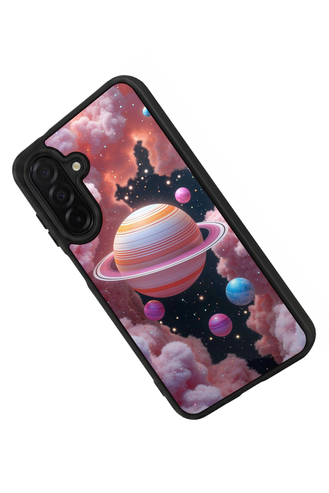 Samsung Galaxy A36 Uyumlu Uzay Tasarımlı Glossy Premium Kılıf