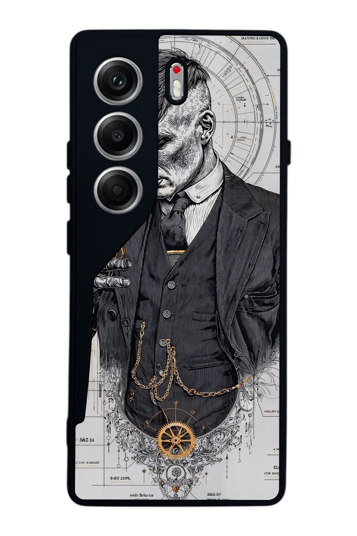 Tecno Camon 40 Uyumlu Peaky Blinders Tasarımlı Glossy Premium Kılıf