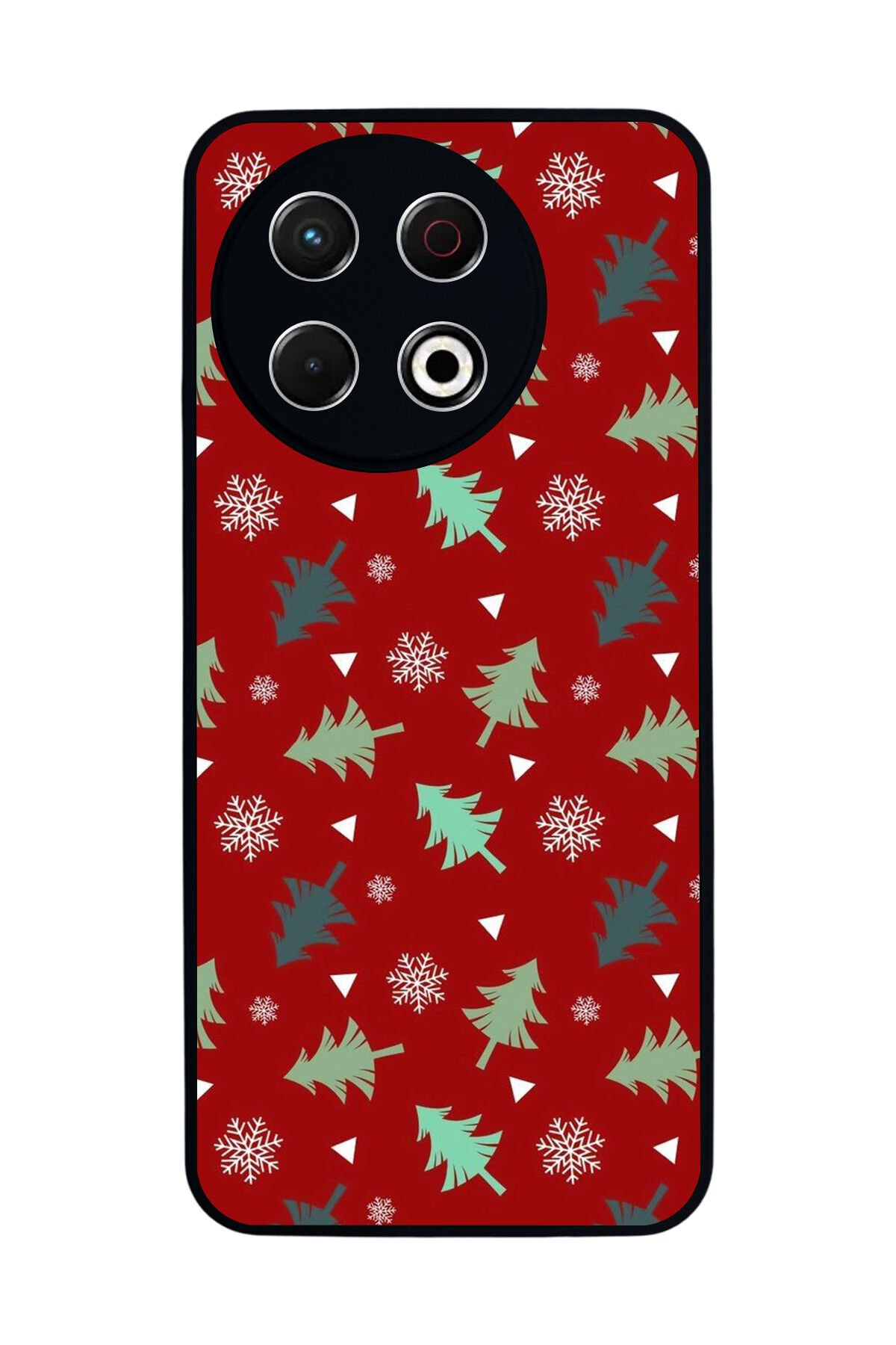 Tecno Spark 30 Pro Uyumlu Yilbasi Christmas Tasarımlı Glossy Premium Kılıf