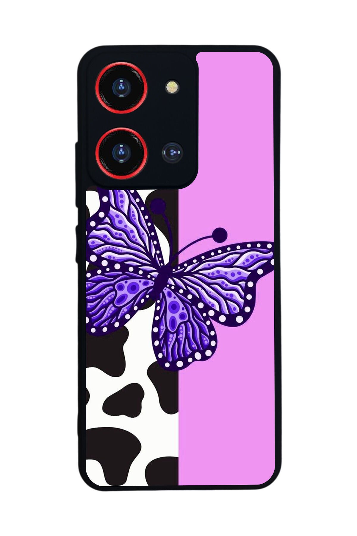 Reeder S19 Max Pro S ZOOM Uyumlu Kelebek Tasarımlı Glossy Premium Kılıf