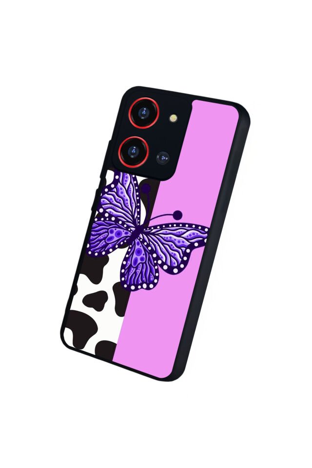 Reeder S19 Max Pro S ZOOM Uyumlu Kelebek Tasarımlı Glossy Premium Kılıf