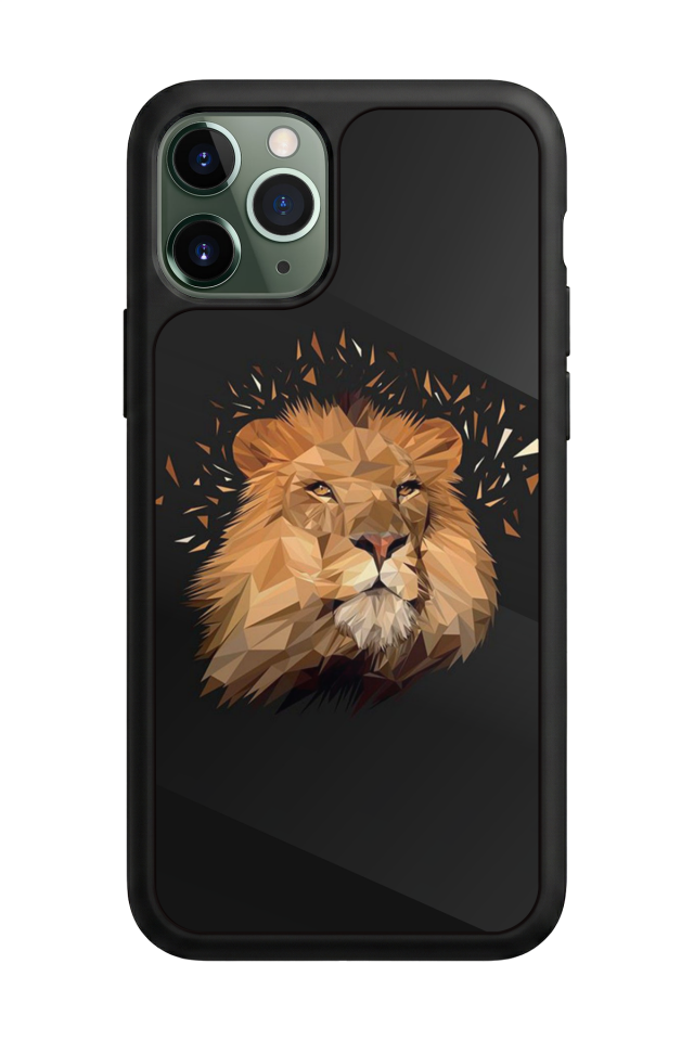 iPhone 11 Pro Uyumlu Aslan Tasarımlı Glossy Premium Kılıf