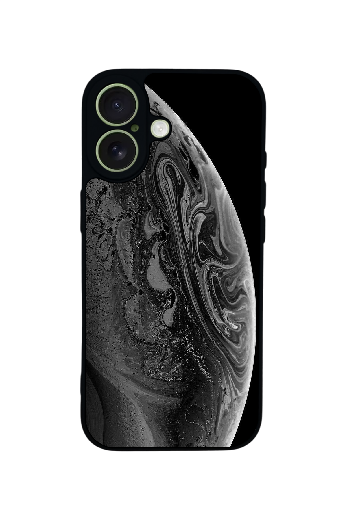 iPhone 17 Uyumlu Ay Tasarımlı Glossy Premium Kılıf