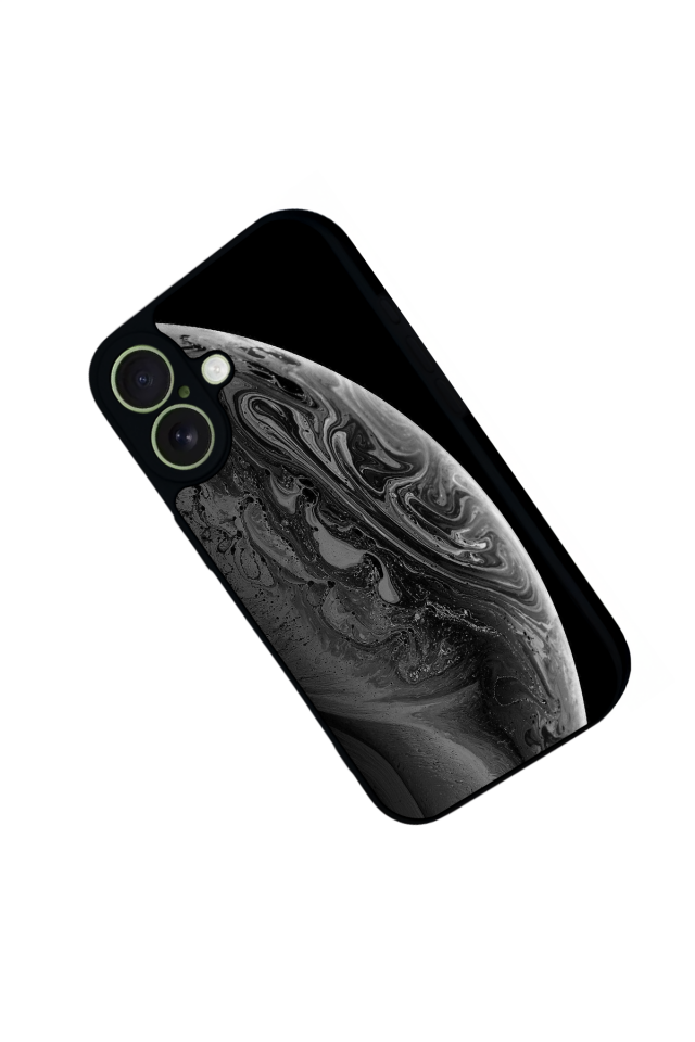 iPhone 17 Uyumlu Ay Tasarımlı Glossy Premium Kılıf