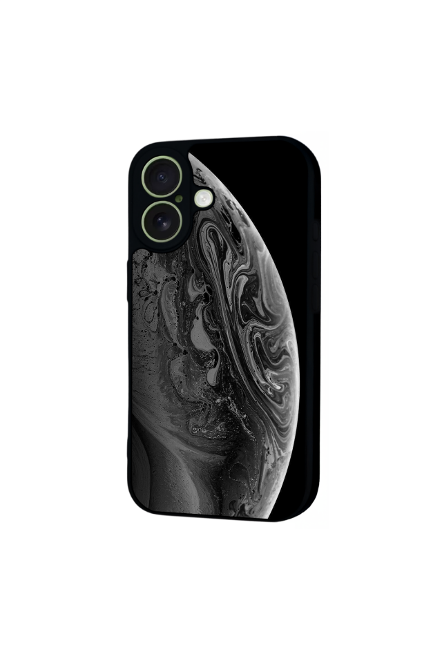 iPhone 17 Uyumlu Ay Tasarımlı Glossy Premium Kılıf