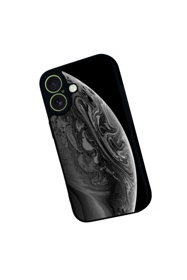 iPhone 17 Uyumlu Ay Tasarımlı Glossy Premium Kılıf