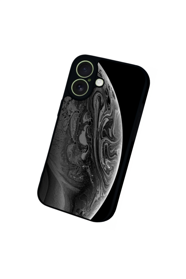 iPhone 17 Uyumlu Ay Tasarımlı Glossy Premium Kılıf