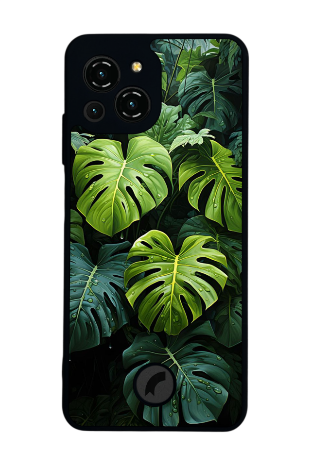 Reeder S23 Pro Max Uyumlu Botanik Tasarımlı Glossy Premium Kılıf