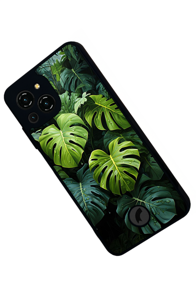 Reeder S23 Pro Max Uyumlu Botanik Tasarımlı Glossy Premium Kılıf