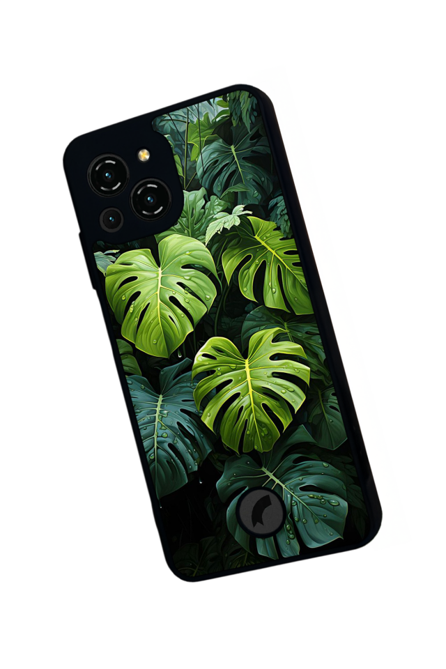 Reeder S23 Pro Max Uyumlu Botanik Tasarımlı Glossy Premium Kılıf