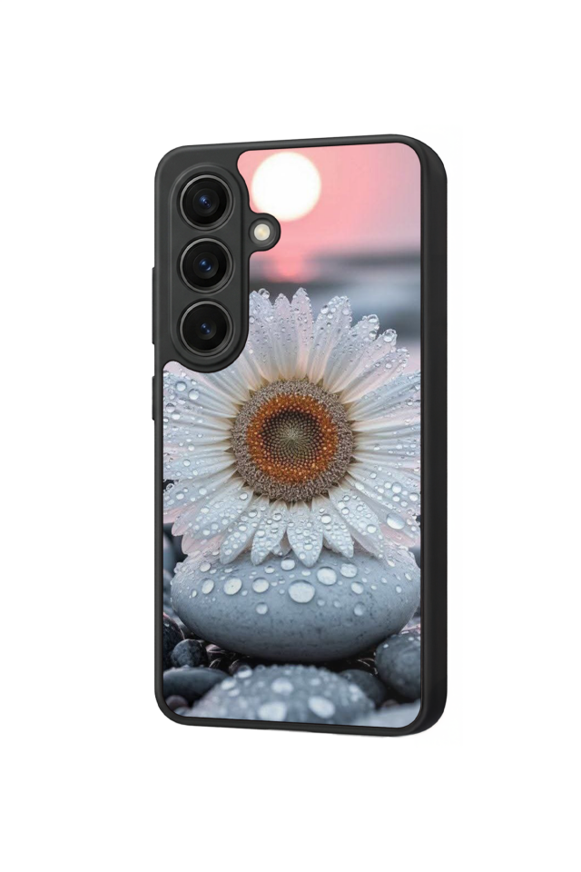 Samsung Galaxy S26 Uyumlu Cicek Tasarımlı Glossy Premium Kılıf