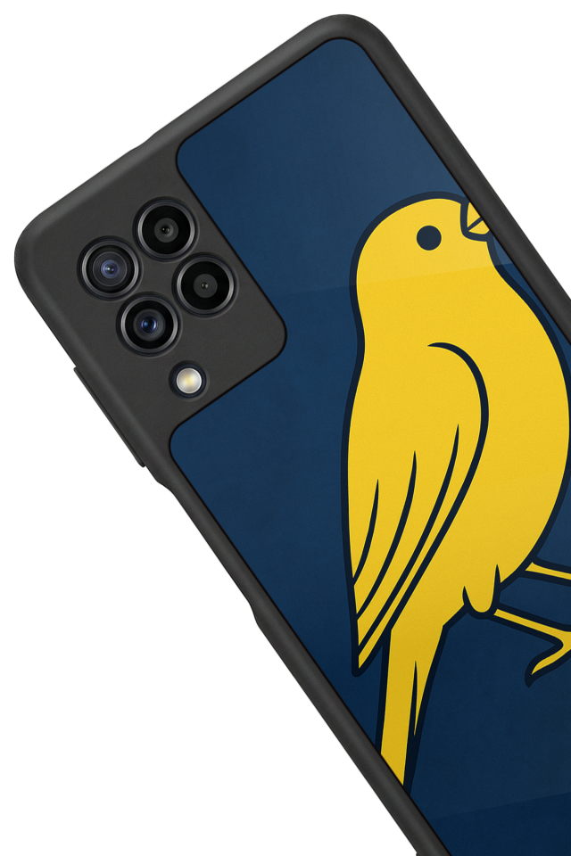 Samsung Galaxy M22 Uyumlu Fenerbahce Tasarımlı Glossy Premium Kılıf