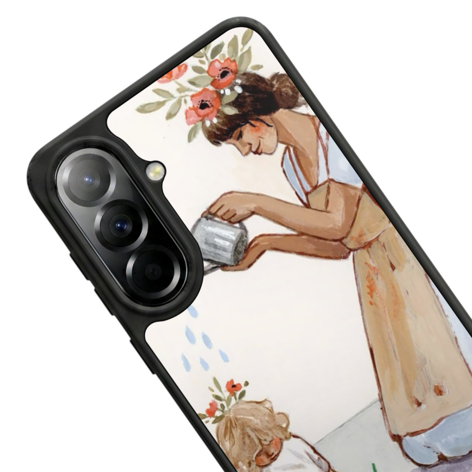Samsung Galaxy A57 Uyumlu Kalp Love Tasarımlı Glossy Premium Kılıf