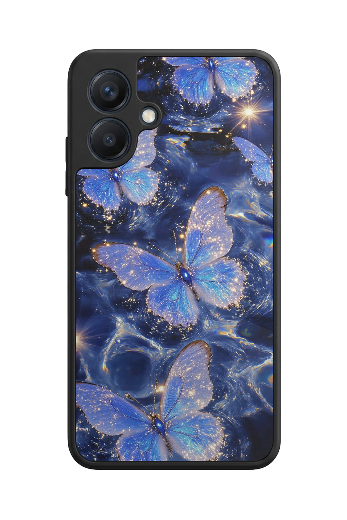 Samsung Galaxy A07 Uyumlu Kelebek Tasarımlı Glossy Premium Kılıf