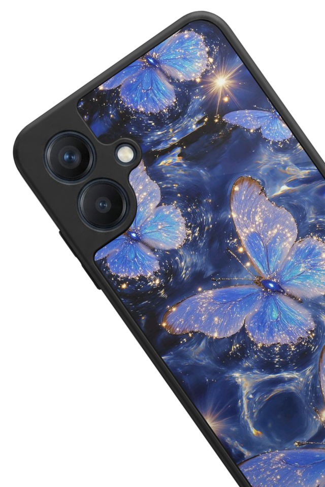 Samsung Galaxy A07 Uyumlu Kelebek Tasarımlı Glossy Premium Kılıf