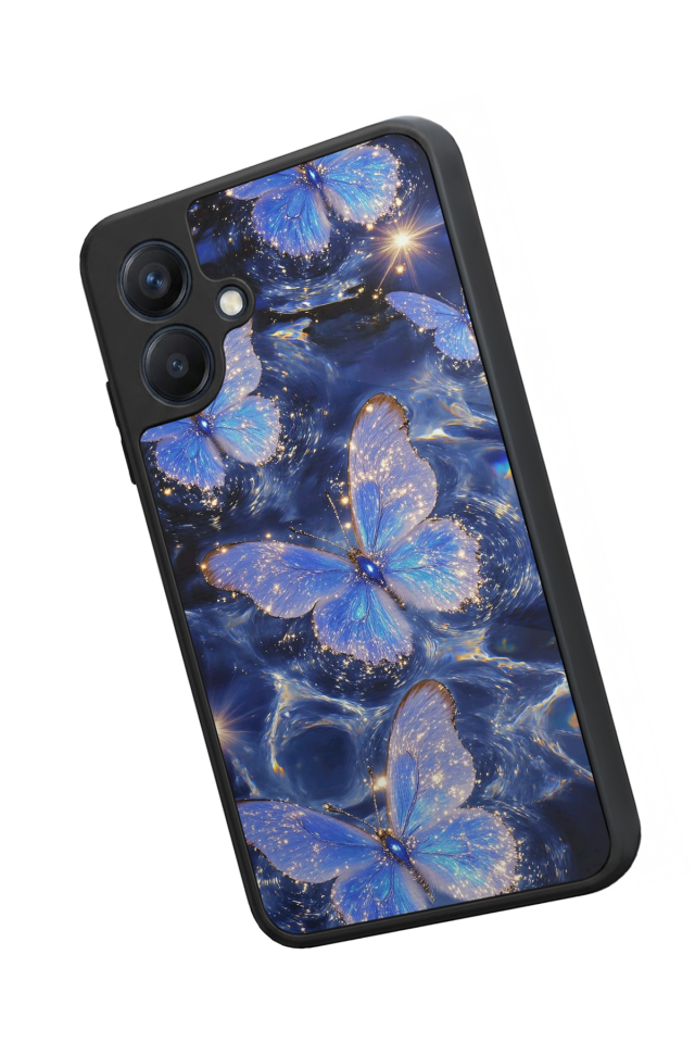 Samsung Galaxy A07 Uyumlu Kelebek Tasarımlı Glossy Premium Kılıf