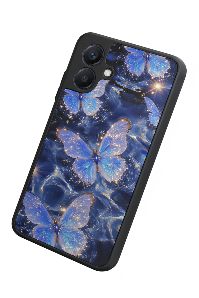 Samsung Galaxy A07 Uyumlu Kelebek Tasarımlı Glossy Premium Kılıf