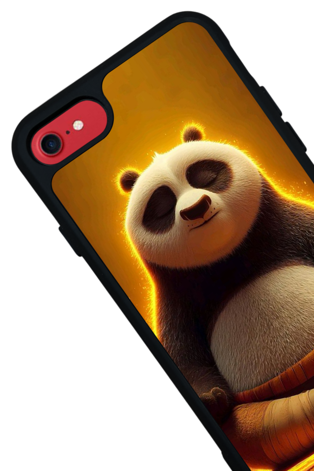 iPhone 7 Uyumlu Kung Fu Panda Tasarımlı Glossy Premium Kılıf