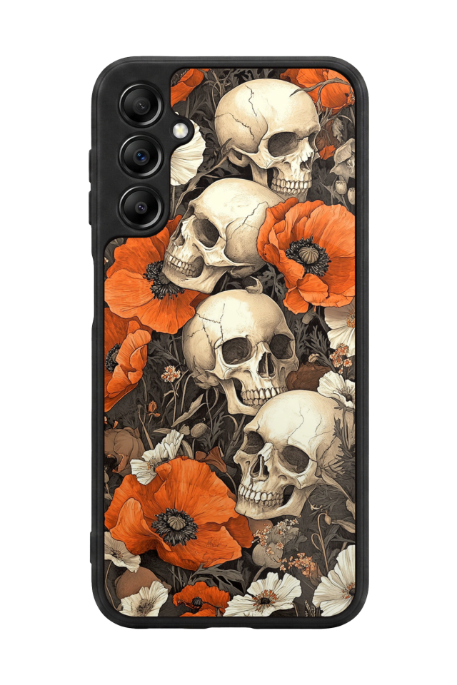 Samsung Galaxy A14 Uyumlu KuruKafa Tasarımlı Glossy Premium Kılıf