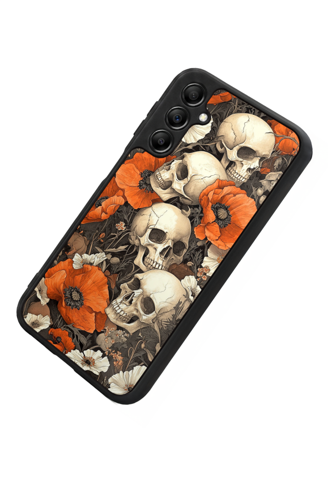 Samsung Galaxy A14 Uyumlu KuruKafa Tasarımlı Glossy Premium Kılıf