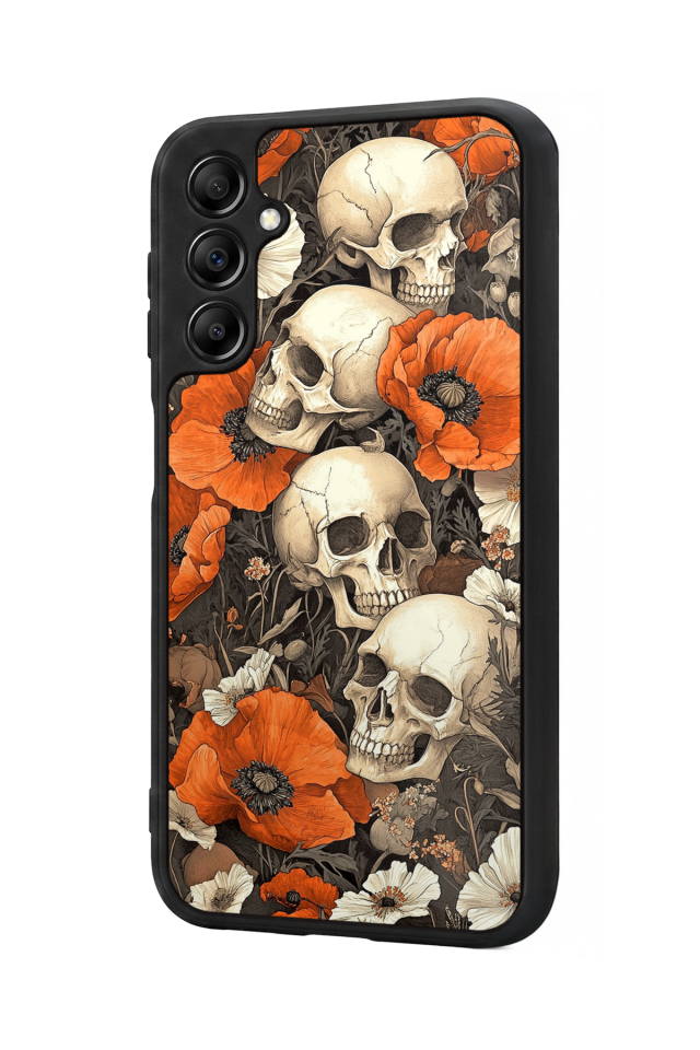 Samsung Galaxy A14 Uyumlu KuruKafa Tasarımlı Glossy Premium Kılıf