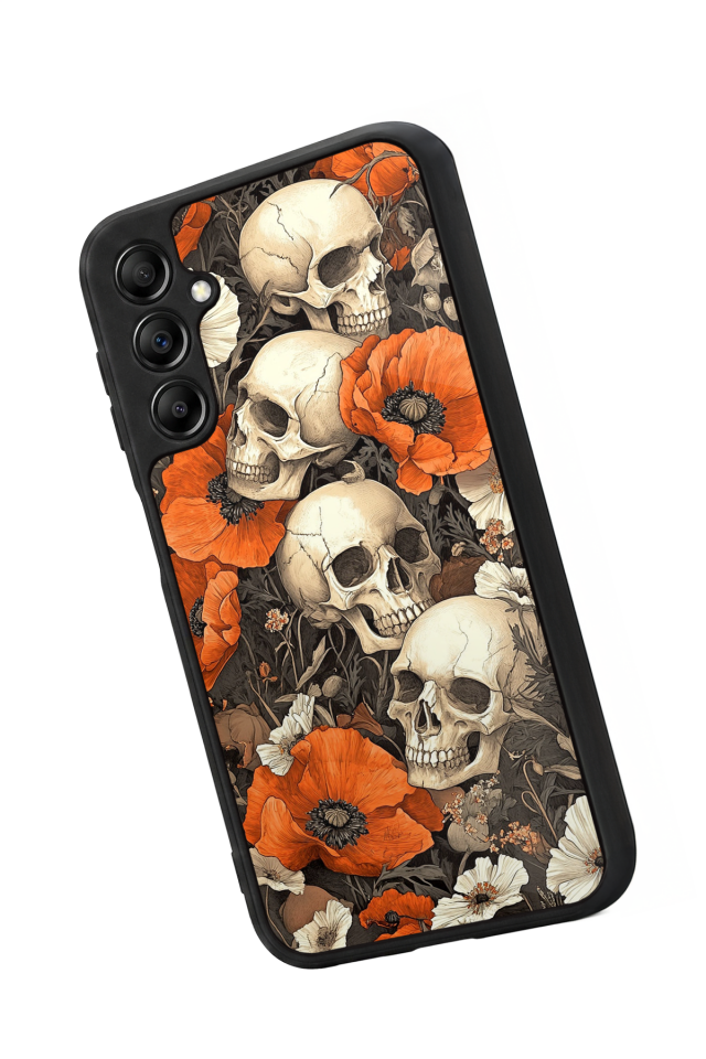 Samsung Galaxy A14 Uyumlu KuruKafa Tasarımlı Glossy Premium Kılıf