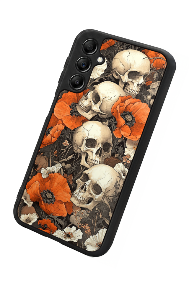 Samsung Galaxy A14 Uyumlu KuruKafa Tasarımlı Glossy Premium Kılıf