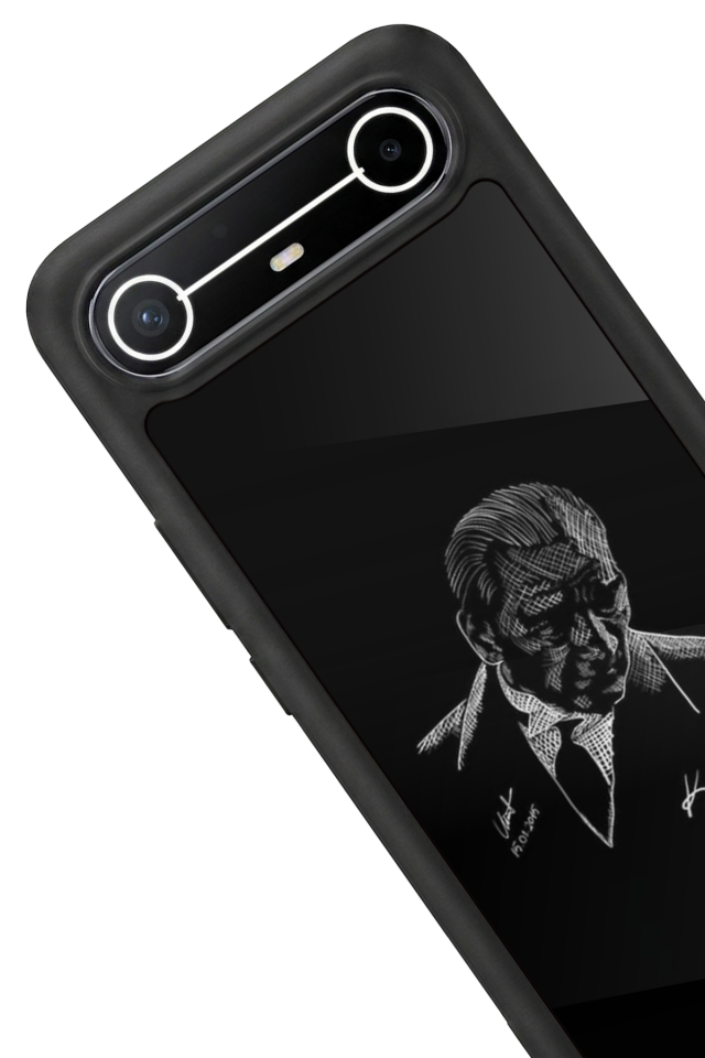 Tecno Spark Slim 5G Uyumlu Mustafa Kemal Ataturk Tasarımlı Glossy Premium Kılıf