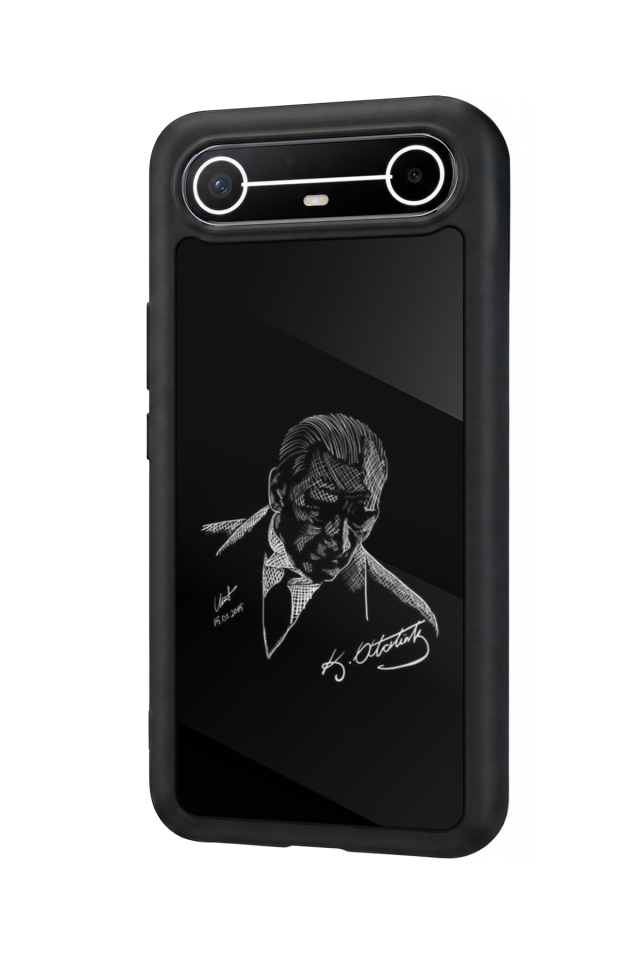 Tecno Spark Slim 5G Uyumlu Mustafa Kemal Ataturk Tasarımlı Glossy Premium Kılıf