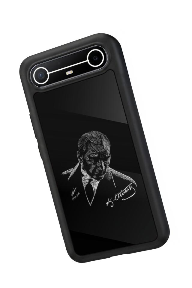 Tecno Spark Slim 5G Uyumlu Mustafa Kemal Ataturk Tasarımlı Glossy Premium Kılıf