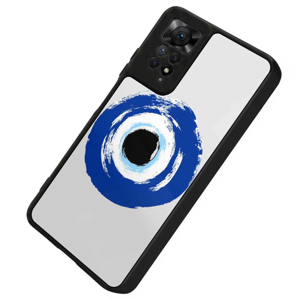 Xiaomi Redmi Note 11 Pro Uyumlu Nazar Tasarımlı Glossy Premium Kılıf