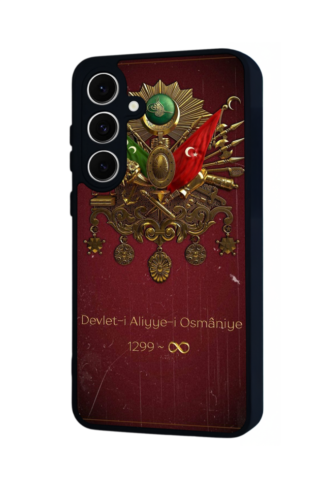 Samsung Galaxy S24 FE Uyumlu Osmanli Tugrasi Tasarımlı Glossy Premium Kılıf