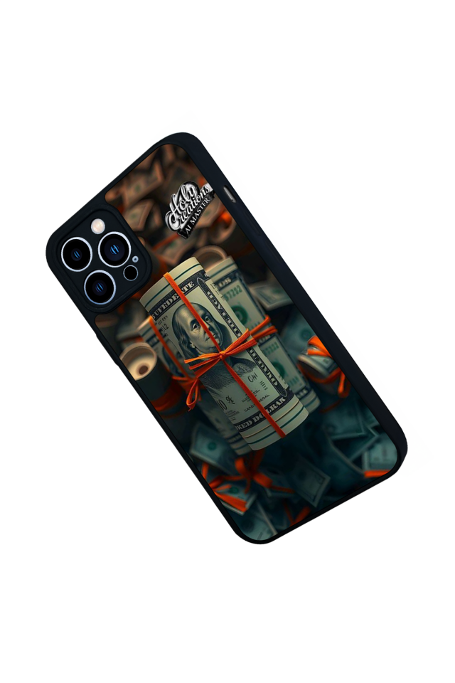 iPhone 13 Pro Max Uyumlu Para Tasarımlı Glossy Premium Kılıf
