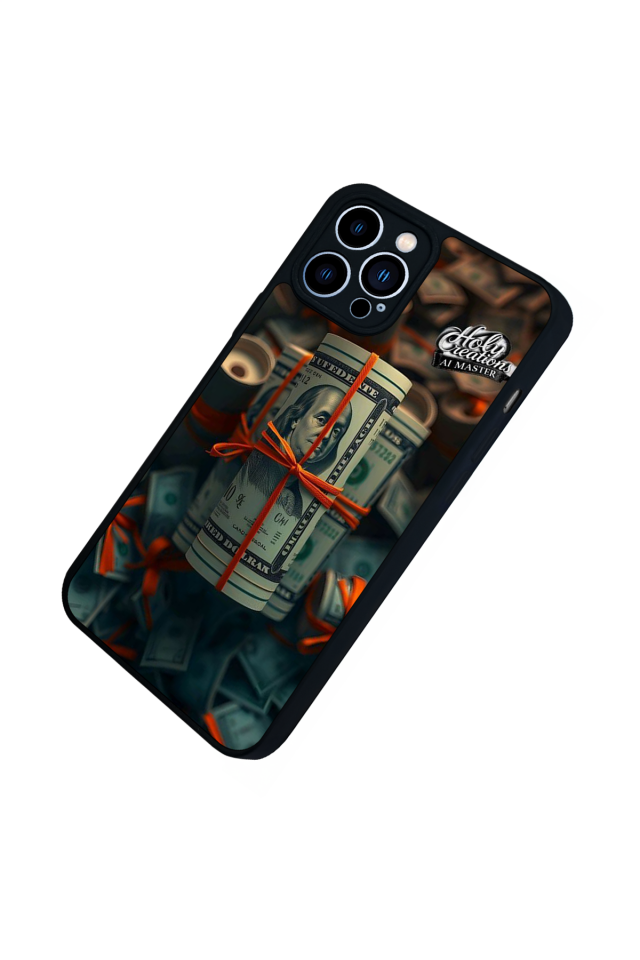 iPhone 13 Pro Max Uyumlu Para Tasarımlı Glossy Premium Kılıf