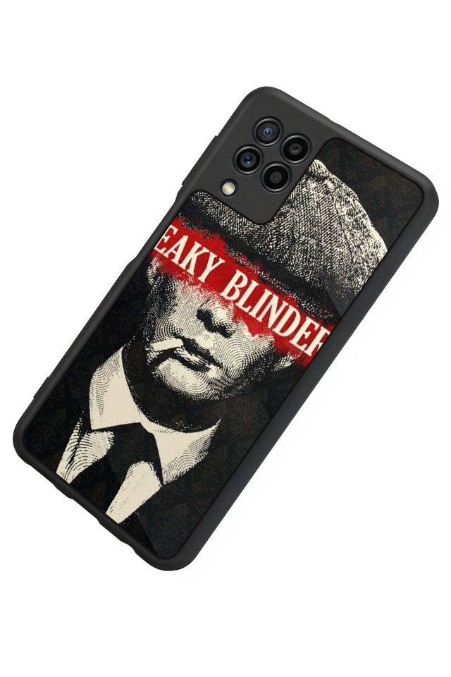 Samsung Galaxy M32 Uyumlu Peaky Blinders Tasarımlı Glossy Premium Kılıf