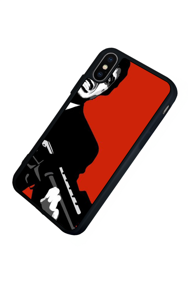 iPhone XS Max Uyumlu Scarface Tasarımlı Glossy Premium Kılıf