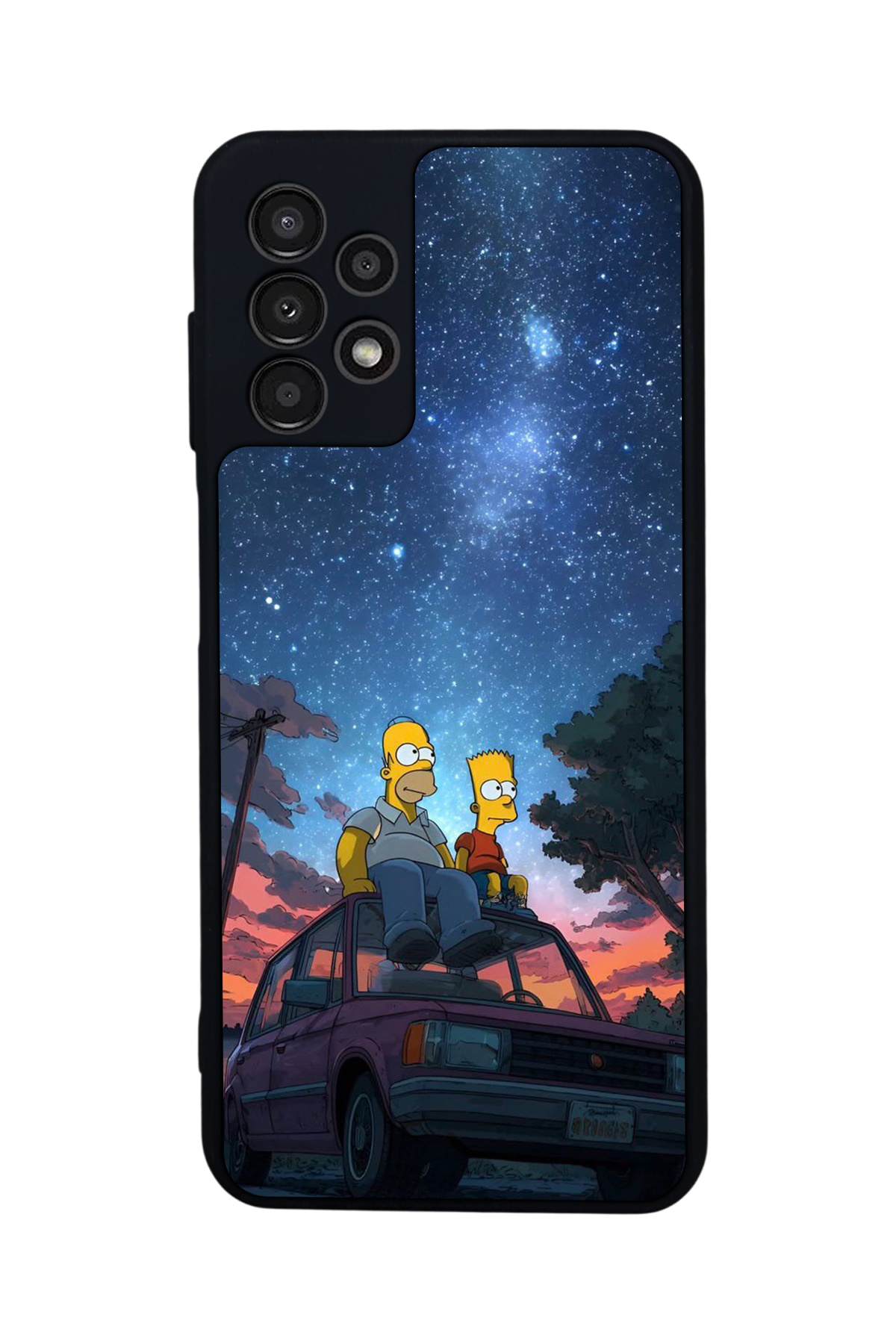 Samsung Galaxy A23 Uyumlu The Simpsons Tasarımlı Glossy Premium Kılıf