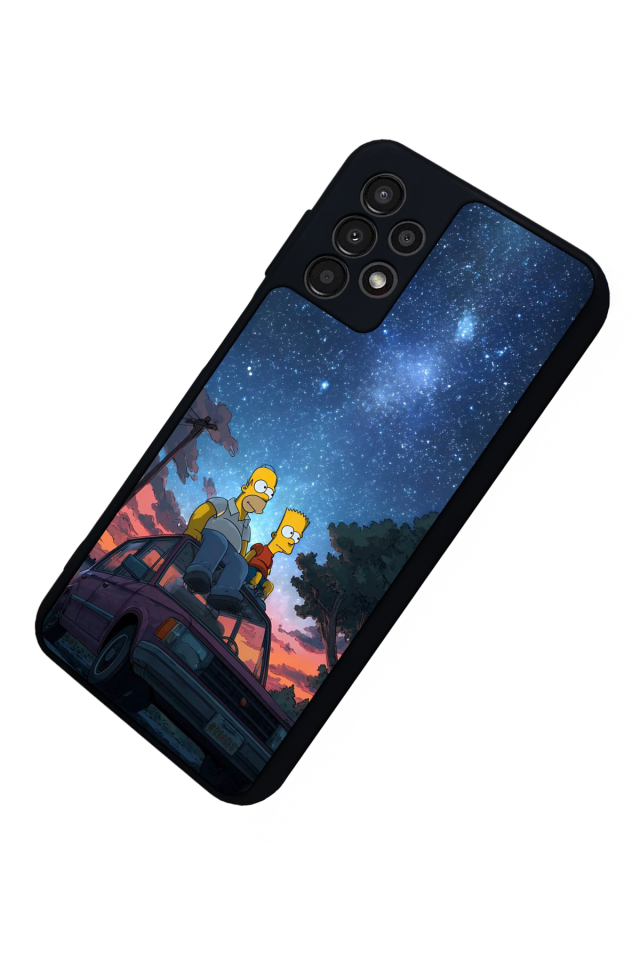 Samsung Galaxy A23 Uyumlu The Simpsons Tasarımlı Glossy Premium Kılıf