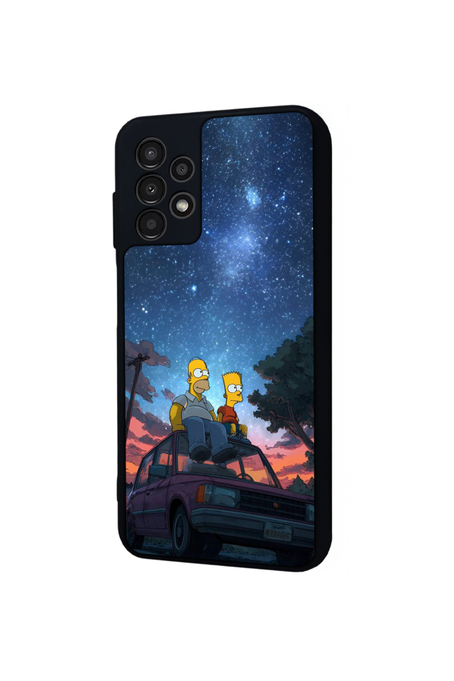 Samsung Galaxy A23 Uyumlu The Simpsons Tasarımlı Glossy Premium Kılıf