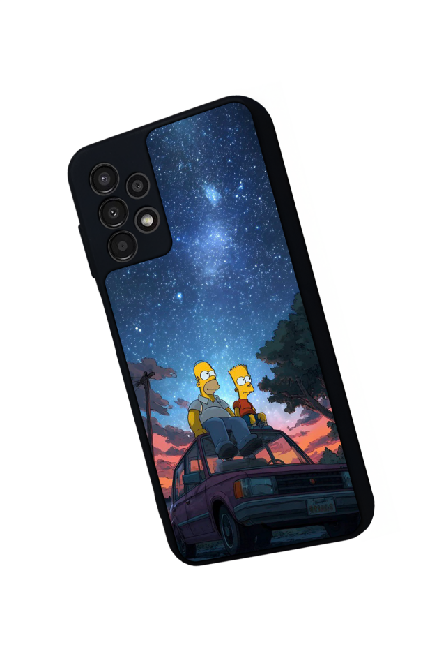 Samsung Galaxy A23 Uyumlu The Simpsons Tasarımlı Glossy Premium Kılıf