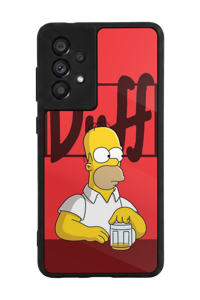 Samsung Galaxy A73 Uyumlu The Simpsons Tasarımlı Glossy Premium Kılıf