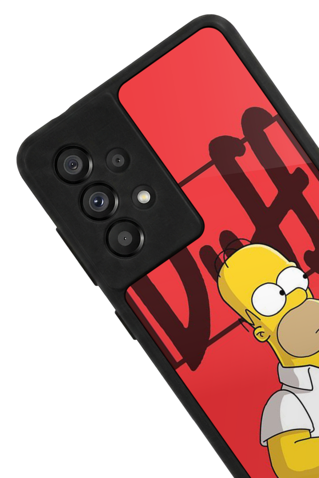 Samsung Galaxy A73 Uyumlu The Simpsons Tasarımlı Glossy Premium Kılıf